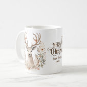 Mug Cute Cosy renne de Noël scandinave (Devant gauche)