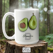 Cute Cottagecore Crochet Avocado Nom
