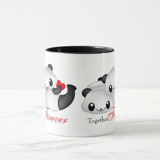 Mug Cute couple panda (Centre)