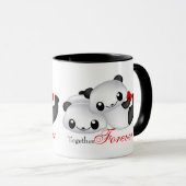 Mug Cute couple panda (Devant droit)