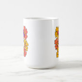 Mug Cute couronne de fleurs de fantôme d'Halloween (Centre)