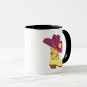 Mug Cute Cowboy Boot & Casquette (Devant droit)