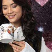 Mug Cute Crazy Chat Lady Cute Space Chat sur Rocketshi