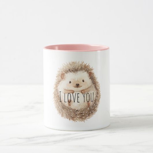 Mug Cute Cream Hedgehog (Centre)