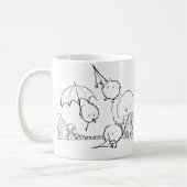 Mug Cute créatures parapluies (Gauche)