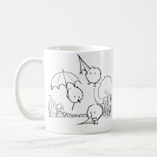 Mug Cute créatures parapluies