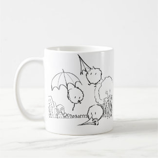 Mug Cute créatures parapluies