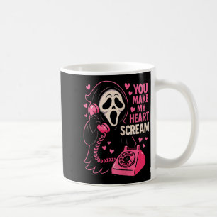 Mug Cute Creepy Horror Fais Crier Mon Cœur pour la Sai
