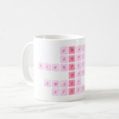 Mug Cute Crossword Fête des Mères (Devant gauche)