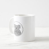 Mug Cute Cudely Australia Baby Koala Oear Monogramme (Devant gauche)