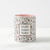 Mug Cute Cupcake Coupe de café personnalisable pour fe (Centre)