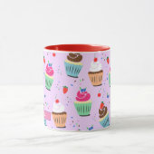 Mug Cute cupcake motif dessert doux nom de la boulange (Centre)