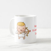 Mug Cute Cupid Bow Shots Amour Arrow Valentines Day (Devant gauche)