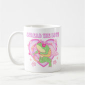 Mug Cute Cupid Frog - Étaler l'amour (Gauche)