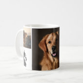 Mug Cute Custom Dog Photos Collage Paw Print (Devant gauche)