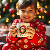 Mug Cute Custom Kids Face Photo Funny Elf Christmas