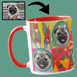 Mug Cute Custom Photo Amoureux des chiens Mom Grandma 