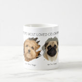 Mug Cute Custom Photo Color Palette Paint Swatch Puppy (Centre)
