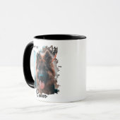 Mug Cute Custom Typography Dog Photo Bestie Pet  (Devant gauche)