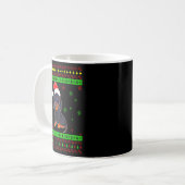 Mug Cute Dachshund Long Dog Mom Merry Xmas New Year (Devant gauche)