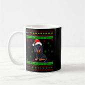 Mug Cute Dachshund Long Dog Mom Merry Xmas New Year (Gauche)