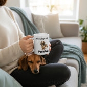 Mug Cute Dachshund Sandy Matin Brown