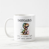 Mug Cute Daddysaurus Fête des Pères (Gauche)