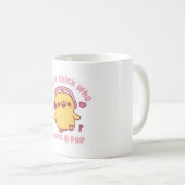 Mug Cute Dancing Chick Just A Chick Who Loves K-pop (Devant droit)