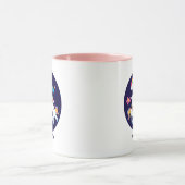 Mug Cute Dancing Unicornes Magique Arc-en-ciel & Étoil (Centre)