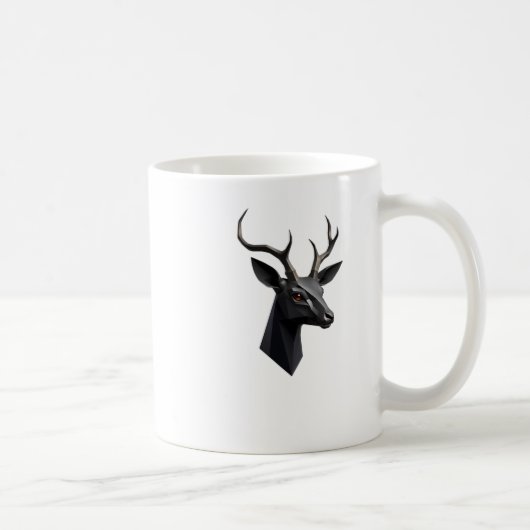 Mug Cute Deer Hear 3d - Animaux Monde Sticker (Droite)