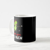 Mug Cute Dinosaur I Love You This Much Valentines Day  (Devant gauche)