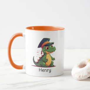 Mug Cute Dinosaur Kindergarten Graduate Personnalisé