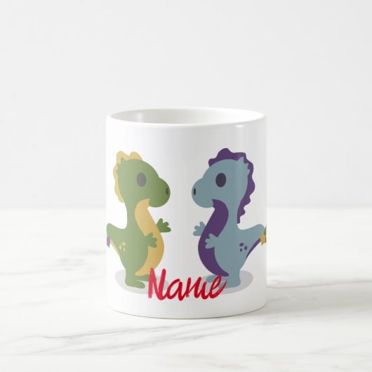 Mug Cute Dinosaur Paire Thunder_Cove (Centre)