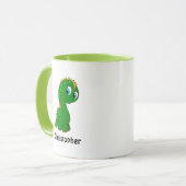 Mug Cute Dinosaur Personnalisé (Devant gauche)