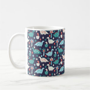 Mug Cute dinosaure sans couture motif