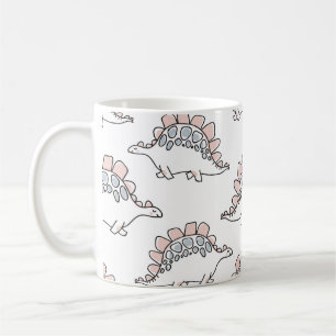 Mug Cute dinosaures sans couture motif