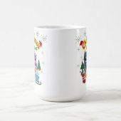 Mug Cute dog and cat Christmas squad design  (Centre)