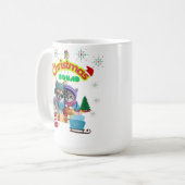 Mug Cute dog and cat Christmas squad design  (Devant gauche)