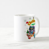 Mug Cute dog and cat Christmas squad design (Devant droit)