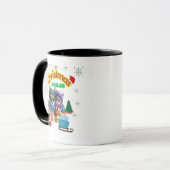 Mug Cute dog and cat Christmas squad design (Devant gauche)