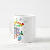 Mug Cute dog and cat Christmas squad design  (Devant gauche)