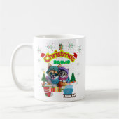 Mug Cute dog and cat Christmas squad design (Gauche)