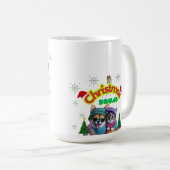 Mug Cute dog and cat Christmas squad design  Coffee Mu (Devant droit)