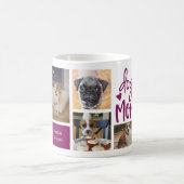 Mug Cute Dog Mom Pet Photo Collage (Centre)