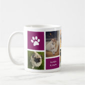 Mug Cute Dog Mom Pet Photo Collage (Gauche)