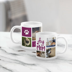 Mug Cute Dog Mom Pet Photo Collage