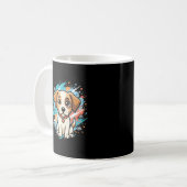 Mug Cute Dog Paint Splash Vector Art_1 (Devant gauche)