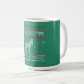 Mug Cute Donkey Ugly Sweater Christmas Holiday Winter (Devant droit)
