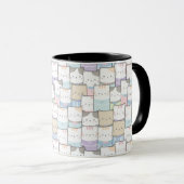 Mug Cute Doodle Kitten Visages Motif (Devant droit)