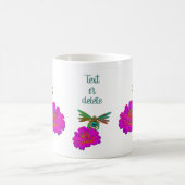 Mug Cute dragonfly on Zinnia Flower Personnalisé (Centre)